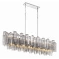 thumbnail image 3 of ADD-317-CH-SM Crystorama Lighting Addis - 14 Light Chandelier-14.25 Inches Tall and 51.75 Inches Wide-Polished Chrome Finish-Smoke Glass Color, 3 of 10