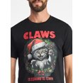 thumbnail image 4 of Christmas Men's and Big Men's Santa Claws Graphic Tee from Holiday Time, Sizes S-3XL, 4 of 5