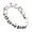 White, variant on Trendy Skull Head Bead Elastic Resin Beaded Wristchain Streetwear Handchain Stylish Punk Styles Accessories