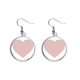 thumbnail image 1 of Líneas paralelas de San Valentín Rojo Pendientes pendientes de plata colgantes joyas señora Unbranded M, 1 of 3