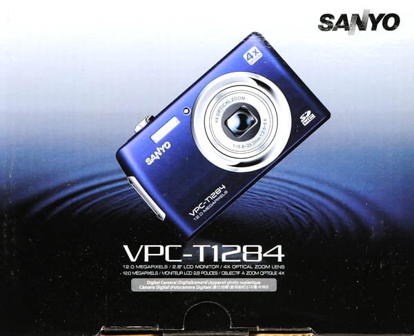 Sanyo Vpc-t1284 Blue, 12mp Digital Camer