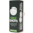thumbnail image 7 of X-mas Gift| Golf Ball Shot Glasses with Lid, Present for Golf Enthusiasts-Novelty Shot Glasses, 1.5oz White, 7 of 7
