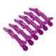 thumbnail image 1 of Fugacal 6 piezas pinza de pelo de cocodrilo antideslizante sección de pelo de una sola punta de pelo pinzas de garra accesorios de pelo de pasador para belleza y uso doméstico(Púrpura) Fugacal No se aplica, 1 of 6