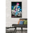 thumbnail image 2 of The Powerpuff Girls - Group City Wall Poster, 22.375" x 34", Framed, 2 of 3