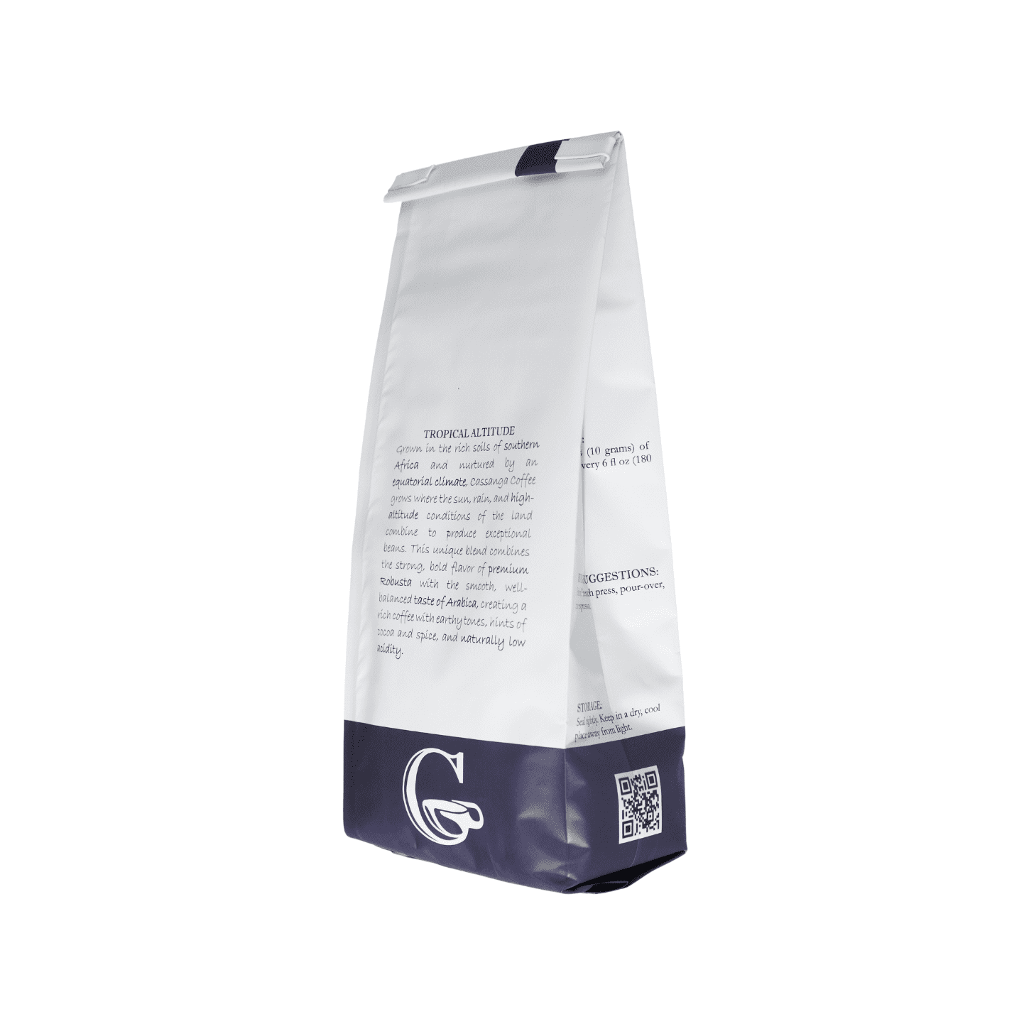 Cassanga Coffee — Natural Medium Roast, Whole Bean Coffee 18 oz (510 g)