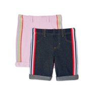 The Children's Place Big Girls Pull-On Bike Short, 2-Pack, Sizes XS-XXL