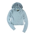 thumbnail image 1 of Pijama con capucha Aeropostale para mujer camiseta para dormir azul extragrande, 1 of 2