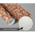 thumbnail image 6 of S4sassy Removable Contemporary Brown Wall Decor, Ikat Print Textured Contact Paper for Walls, Cabinets, and Dresser, Self Adhesive Vinyl Wallpaper Roll, Waterproof Contact Paper for Walls- 25"x240", 6 of 9