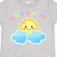 thumbnail image 4 of Inktastic Little Sunshine Cute Sun Rainbow Letters Boys or Girls Toddler T-Shirt, 4 of 5