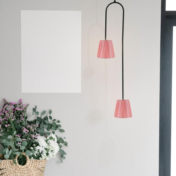 TAILTOSS Elegant Clip Lamp Shades Fabric Lamp Shade Covers For Chandelier Wall Floor