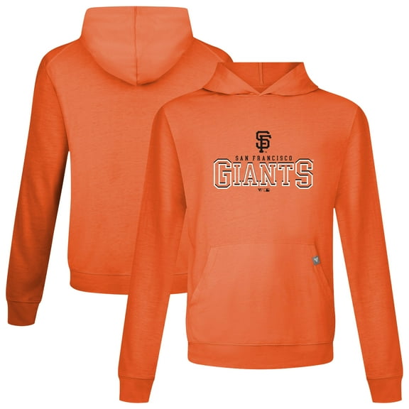 Men's Levelwear Orange San Francisco Giants Relay Journey Pullover Hoodie