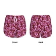 thumbnail image 5 of Lsque Orchids Flowers Printed Women's Running Shorts with Liner Pockets,Elastic Quick Dry Workout Athletic Gym Yoga Shorts,Womens High Waist Shorts-Large, 5 of 9