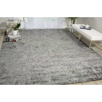 Nourison Gemstone Vintage Abstract Hematite 8'6" x 11'6" Area Rug, (9' x 12')