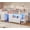 White, variant on Afuhokles Low Loft Bed Twin Size with Stairs, 7 Drawers, Bookcase and Led Lights, Pink