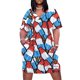 thumbnail image 1 of Vestido holgado africano con bolsillo para mujer vestidos para ocasiones oficiales, 1 of 6