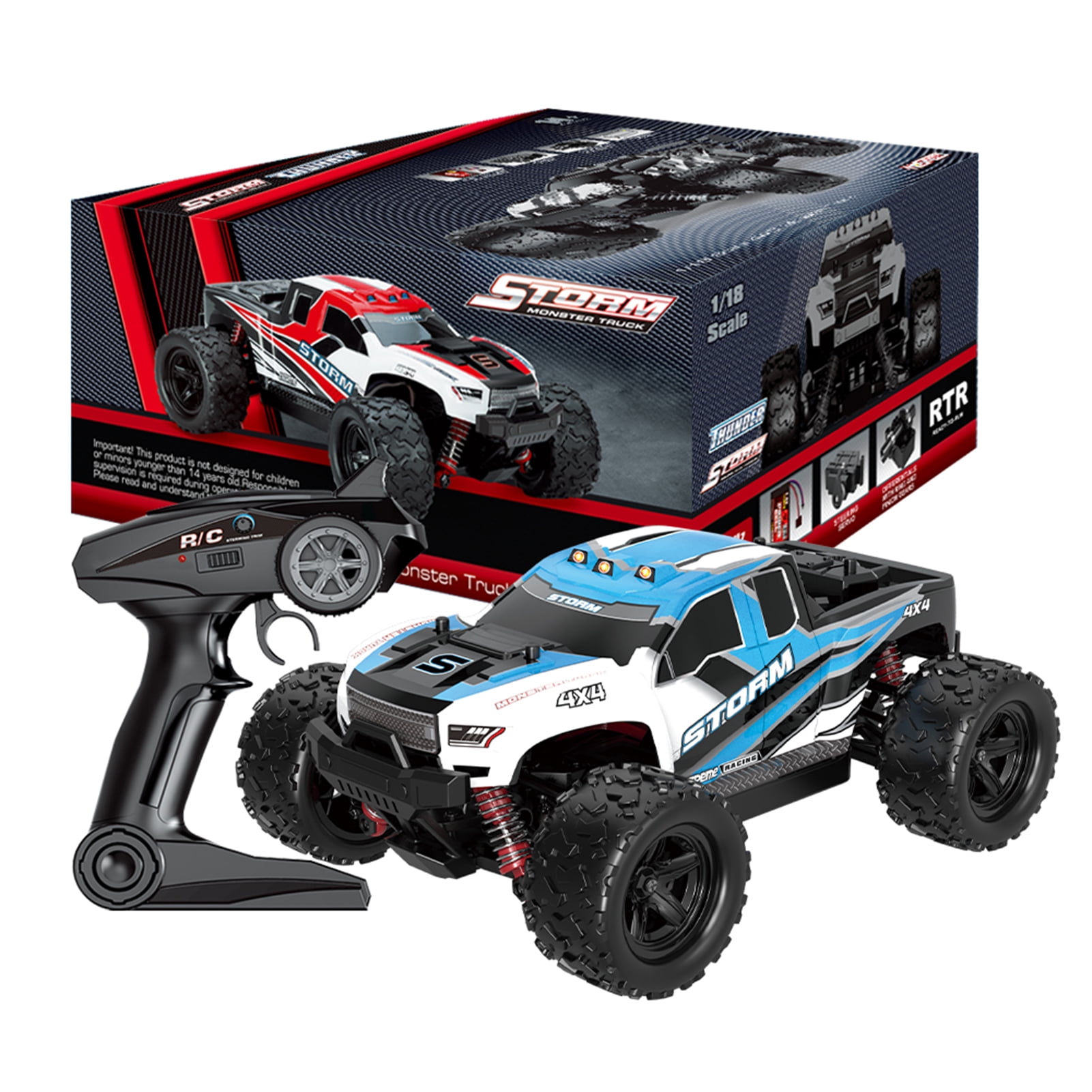 S-Track 1/12 Scale High Speed 18Km/h R/C Electric 4Wheel Drive Racing Truggy BOX 
