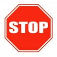 thumbnail image 2 of Stop Sign Wall Decal by Wallmonkeys Peel and Stick Graphic (24 in H x 24 in W) WM333678, 2 of 4