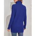 thumbnail image 5 of PrettyGuide Women's Long Sweater Turtleneck Pullover Tunic Sweater Tops, 5 of 8
