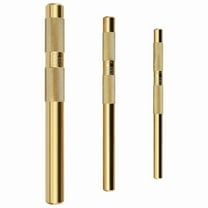 HOT! 3Pcs 61360 Knurled Brass Drift Punch Set,Hand Tool Punches Tools 25077 3/4Inch 25076 1/2Inch 25075 3/8Inch