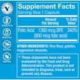 thumbnail image 3 of Suplemento de ácido fólico The Vitamin Shoppe, 800 mcg, 100 cápsulas, 3 of 6