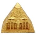 thumbnail image 4 of Ebros Golden Ancient Egyptian Gods Carved Pyramid Hinged Jewelry Box Figurine Decorative Trinket Box Statue, 4 of 6
