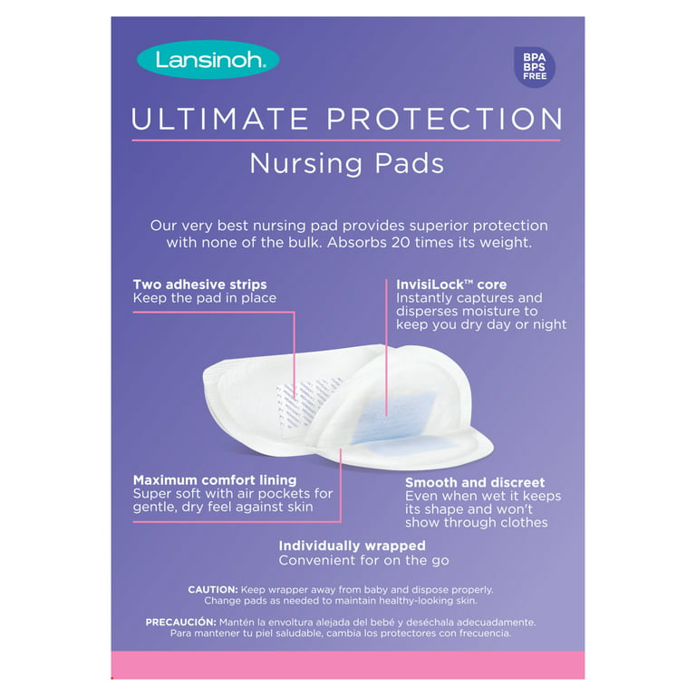 Lansinoh Ultimate Protection Disposable Nursing Pads, 50 Count Max