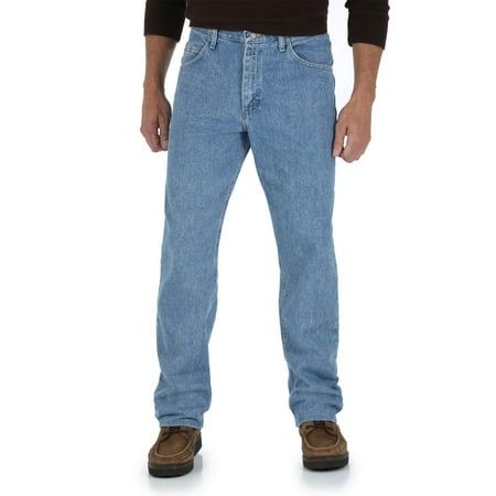 wrangler men's relaxed fit jeans with flex
