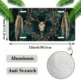 thumbnail image 2 of 1 Pcs 2D Flat License Plate Covers & Frames, Deer Skull with Roses For Decorative Front, Waterproof For Decoration Aluminum License Plate Covers & Frames Cover For Men Women, 12" X 6", 2 of 7