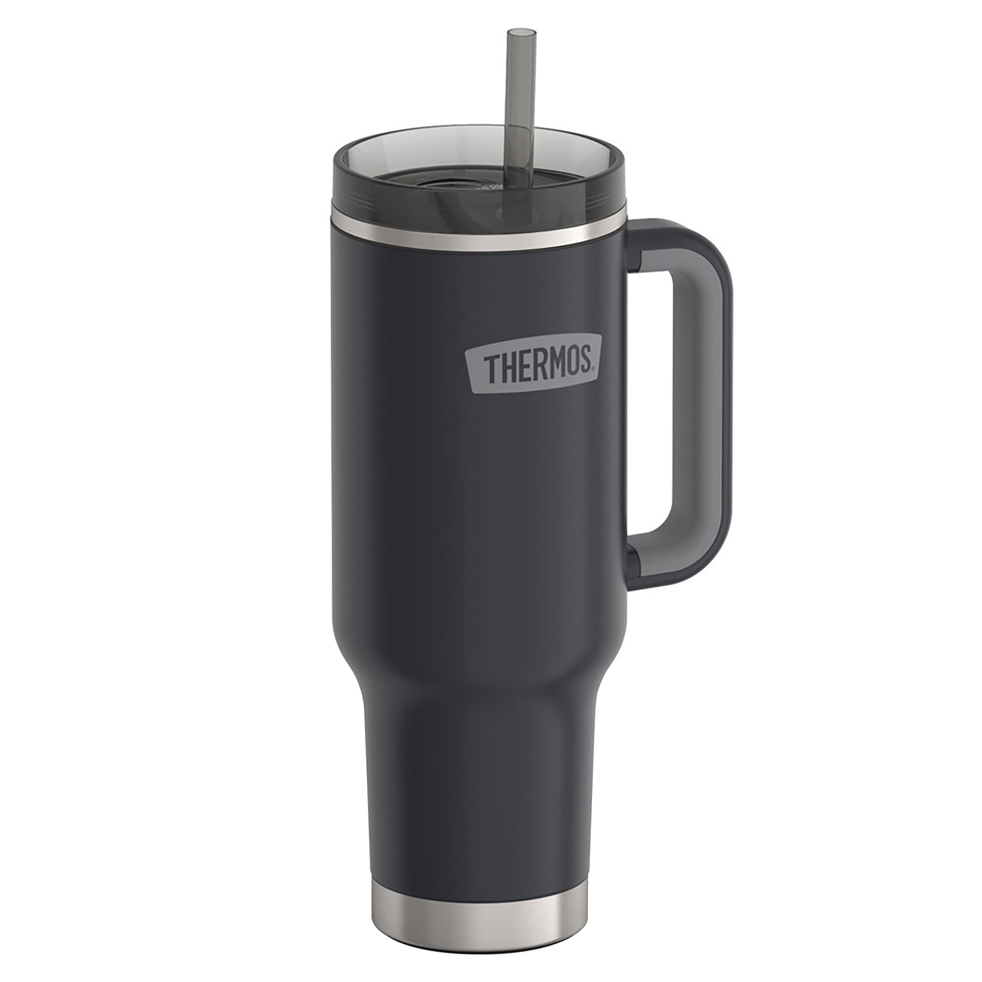 Thermos, Stainless King Vacuum-Insulated Travel Mug, 16oz, Handle -  Walmart.com