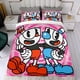 thumbnail image 4 of Cuphead Conjunto de sábanas temático, trío de piezas, cómodo y amigable con la piel, diseño único, regalo de decoración para el hogar para familiares, amigos y fans,140cm *210cm, 4 of 6