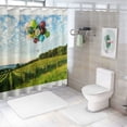 thumbnail image 7 of balloons  Bathroom Decor Set , multi size Colorful Luxurious Graphic Print Polyester Fabric Fashion Bathroom Decor Sets with Hooks  Bathroom Shower Curtain Set  shower curtain for bathroom, 7 of 7