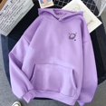 thumbnail image 1 of Sudadera Con Capucha De Terciopelo Con Estampado De Saturno Casual De Moda Para Hombres Manga Larga Para Parejas Sudaderaspangjing, 1 of 4