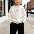 thumbnail image 7 of felwors Toddler Boys Henley Shirts Long Sleeve Tshirt for Kids (4-5 Years), 7 of 7