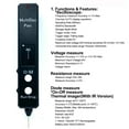 thumbnail image 3 of Oscilloscope Multimeter Digital Multifunctional Tester Handheld Oscope Meter 400KHz Bandwidth 2MSa/s Sampling Rate for DIY and Electronic Test, 3 of 6