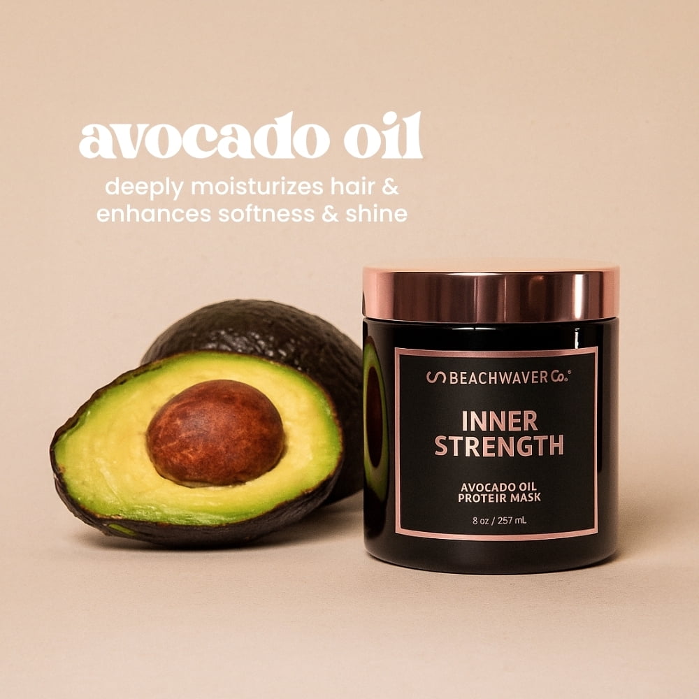 Beachwaver Inner Strength Avocado Oil Protein Hair Mask, 8 oz