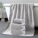 thumbnail image 5 of Set de toallas de baño de terciopelo: extragrande de 70x140 cm, de secado rápido, ultraabsorbente, engrosado, suave gris/morado/café/blanco, duradero, sin esponjoso, paño para el hogar, 5 of 6