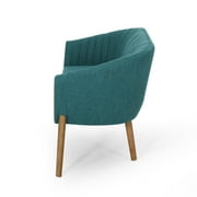 Christopher Knight Home Galena Teal Channel Stitch Fabric Loveseat