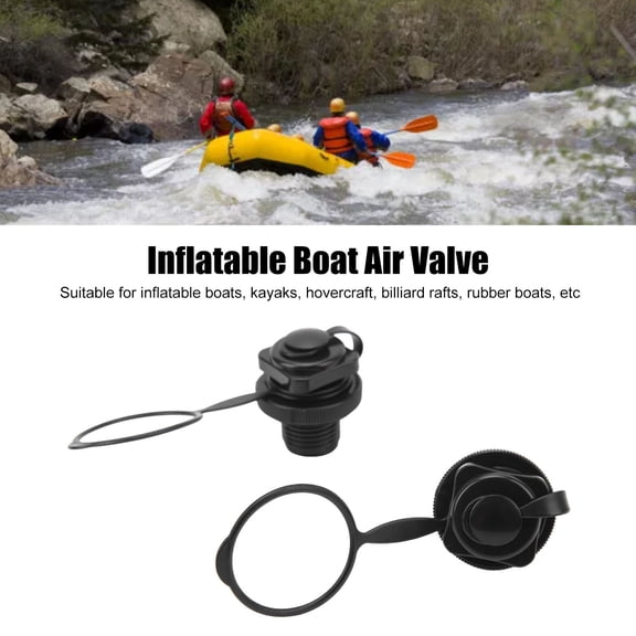Universal Inflatable Boat Valve, Fits Kayaks, Rafts More, 2 Pack