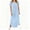 A_ Light Blue, variant on Summer Casual Maxi Dresses for Women- Women's V Neck Cap Sleeve Long Sundress with Pockets Beach Vacation Green S