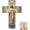 D-1PC, variant on Vintage Wooden Jesus Wall Cross, Catholic Crucifix Wall Cross, Spiritual Christian Art Gift, 12in Handcrafted Religious Home Decor for Living Room, Bedroom, Or Prayer Space(#1)