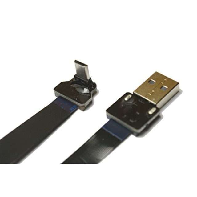 ribbon micro usb cable fpv flat slim thin ribbon fpc cable micro usb 90