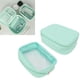 thumbnail image 4 of Estuche De Maquillaje, Bolsa De Maquillaje Portátil Impermeable 2 En 1 Bolsa Interna De Cuero De PU Verde Menta Suave Con Asa Para Viajar Para Lavar ANGGREK Otros, 4 of 8