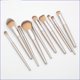 thumbnail image 5 of Juegos de herramientas para maquillaje Pinceles de madera 10 piezas Pincel cosmético para cejas Pincel para sombra de ojos, 5 of 8