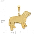 thumbnail image 4 of 14K Yellow Gold Charm Pendant 29 mm 28 Labrador Dog, 4 of 4