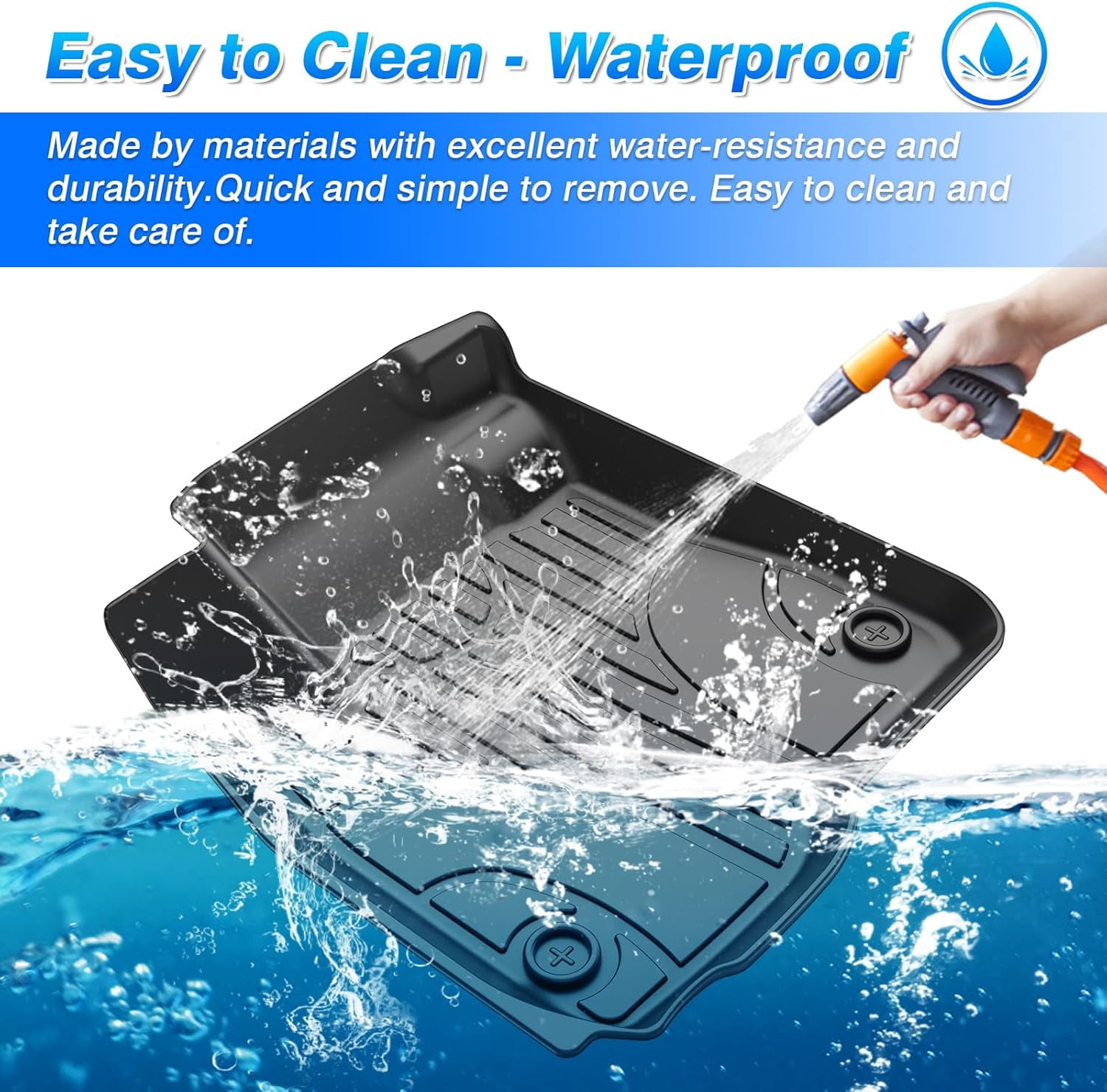 Canvcle Floor Mats Custom Fit for Honda CR-V CRV 2023 2024 2025 Accessories All Weather Floor Liner Front & 2nd Row Car Carpet Protection TPE Odorless