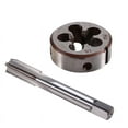 thumbnail image 3 of 2Pcs M14x1.5 Tap Die Set High Speed Steel Tap Die Sleeve Used for Machine Tool Internal and External Thread Tapping, 3 of 8