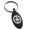 Black, variant on Stainless Steel Aztec Intelligence Rune Engraved Small Oval Charm Keychain Keyring