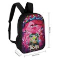 thumbnail image 2 of Movie Trolls World Tour Backpack Casual Daypack School Bag Backpack Satchel Rucksack Shoulder, 2 of 5