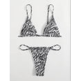 thumbnail image 1 of Traje de baño de 2 piezas para mujer, trajes de baño para mujer, traje de baño de mujer de cintura alta con cordones, bikini, traje de baño de acero con espalda descubierta y abertura, traje de baño p, 1 of 4
