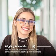 Readerest Blue Light Blocking Glasses – Computer Eyewear, UV Protection, Eye Strain & Glare Reduction, Lightweight Frame
